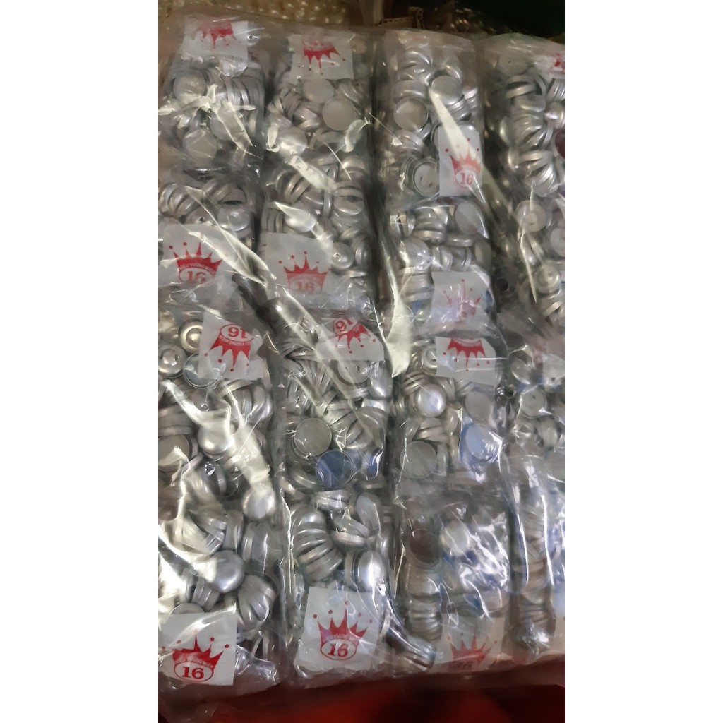 Bì 50 Phôi nhôm làm nút bọc vải