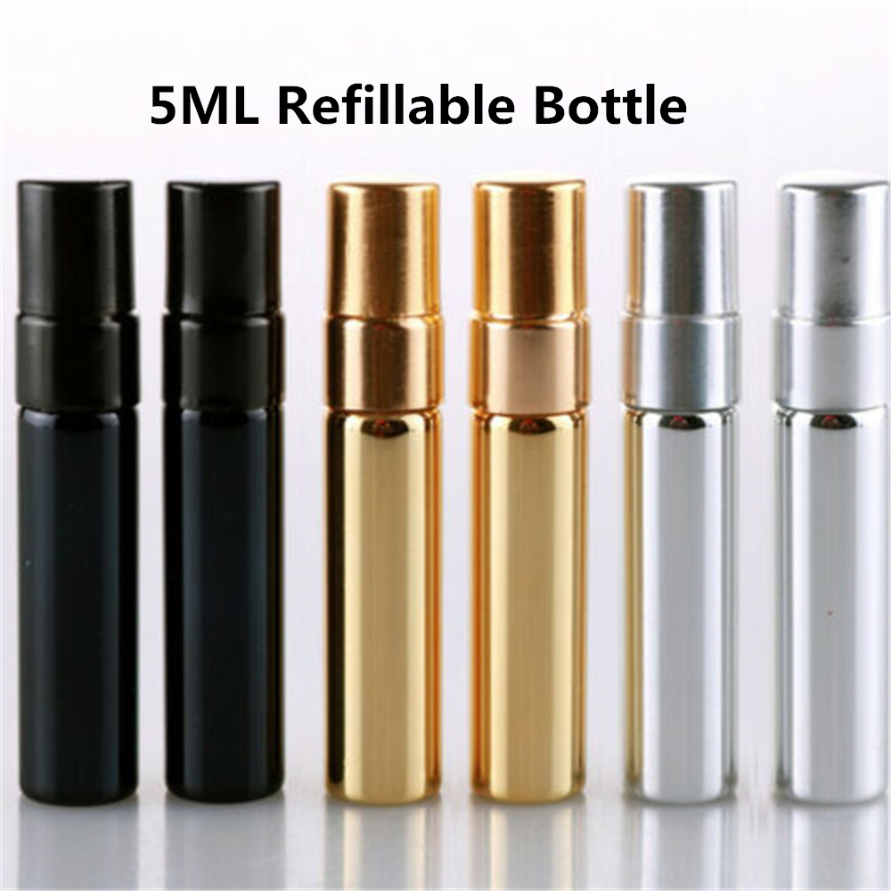 Chai thủy tinh chiết nước hoa dạng xịt tiện lợi 5ml