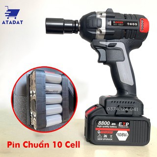 Máy siết mở bu lông BOSS - Không chổi than - 2 pin - Máy bắt vít dùng pin