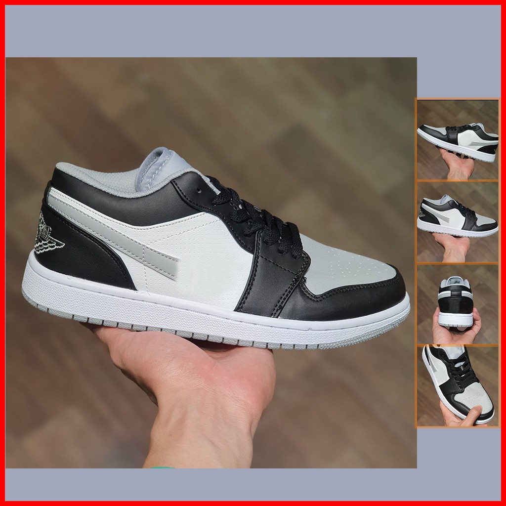 Giày sneakers Low Grey Black thấp cổ xám đen mã 216