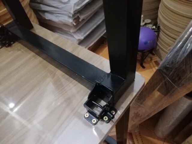 Bàn làm việc, bàn học, bàn ăn gấp gọn {GIÁ TẠI XƯỞNG} chân sắt gỗ MDF (50*100 cao 75cm) | BigBuy360 - bigbuy360.vn