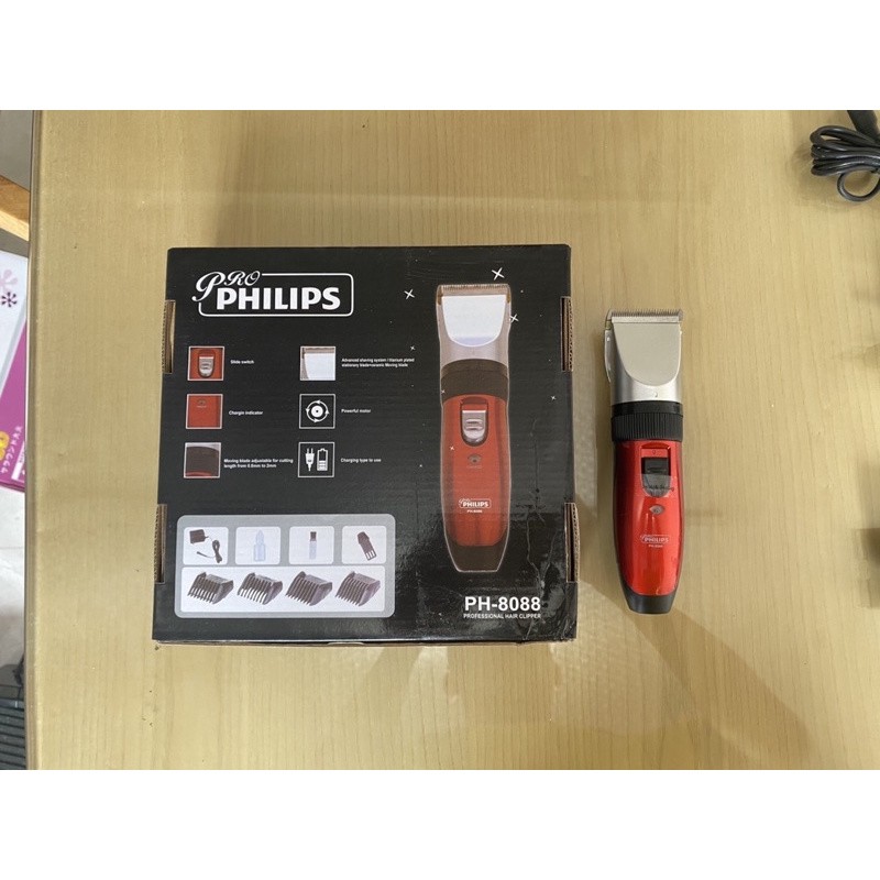 [ BH 12 tháng ] Tông đơ cắt tóc gia đình PhiLips PH-8088 pin sạc, hàng chính hãng