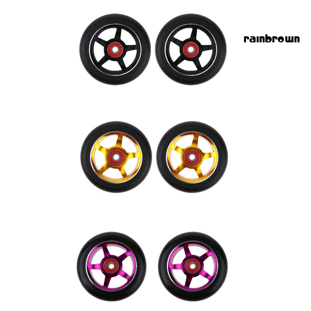 Bánh Xe Đàn Hồi 100mm Thay Thế Cho Xe Scooter