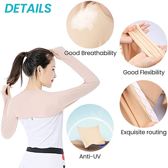 Găng Tay Chống Nắng / Tia UV Bằng Lụa Lạnh Co Giãn Thoáng Khí Thoải Mái Thời Trang Cho Nữ