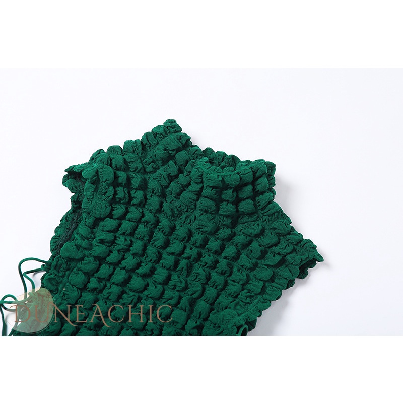 DUNEA Đầm XòE SáT NáCh Ren Hoa, Cổ Cao DàNh Cho Nữ