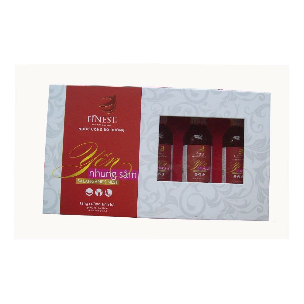 Yến Nhung Sâm Finest hộp 5 chai x 100ml-PP Sâm Yến Thái An