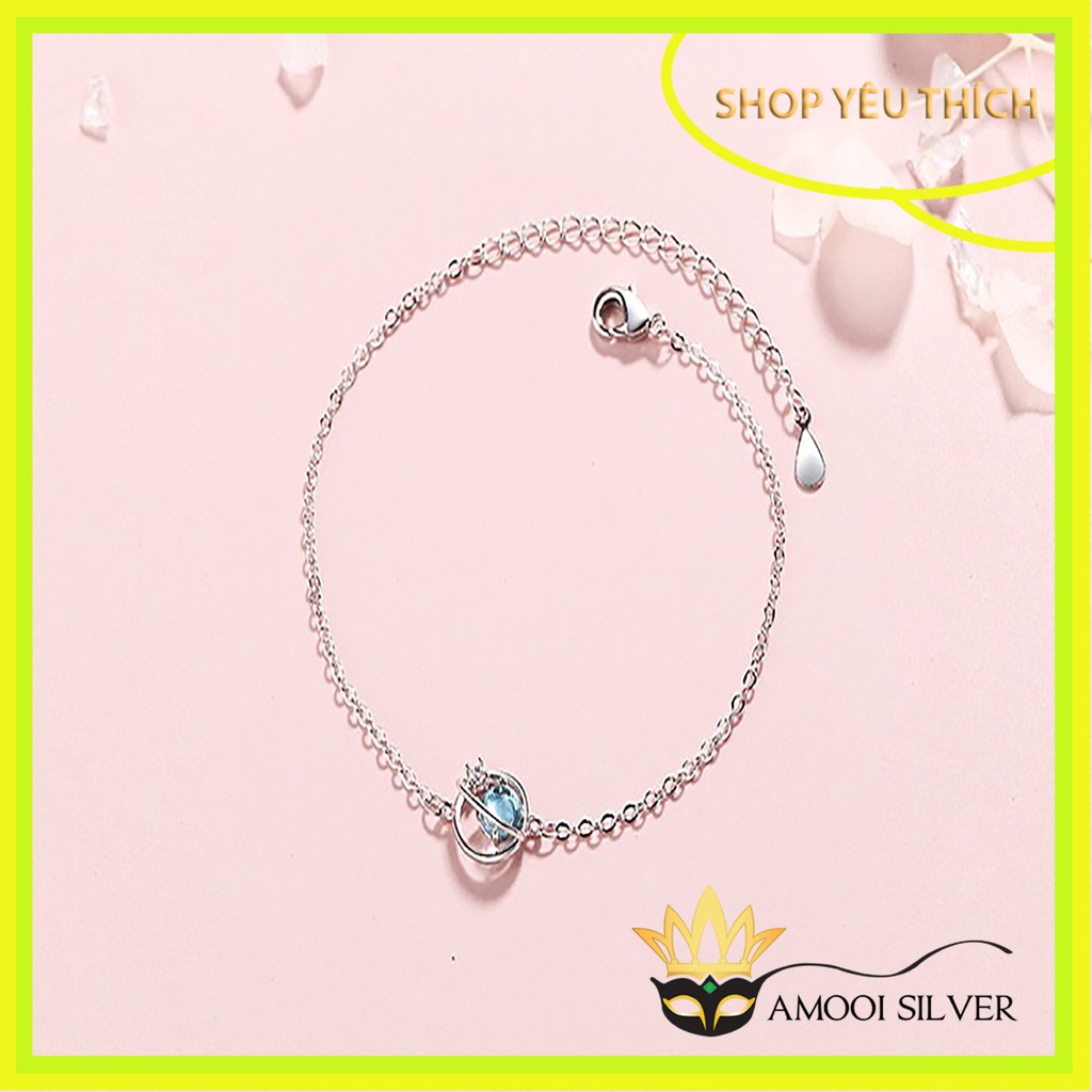 Lắc tay bạc S925 blue eye - Amooi Silver AT21