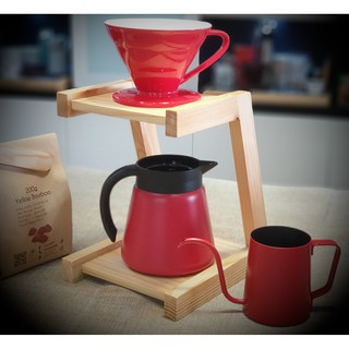 Giá đỡ phễu pha cà phê bằng gỗ handmade