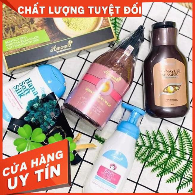 Sữa Tắm Hanayuki Body Wash - Dung Dịch Vệ Sinh Hanayuki - Hana Soft Silk - Dầu Gội Hanayuki Shampoo - Sữa Tắm e bé