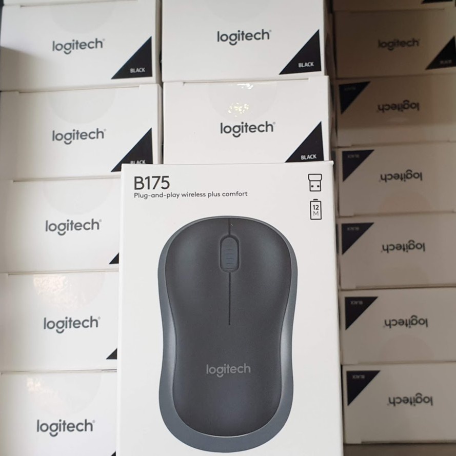 Chuột không dây FuhLen A09B Dareu LM155G Logitech B175 Optical Wireless Đen chính hãng chất lượng cao