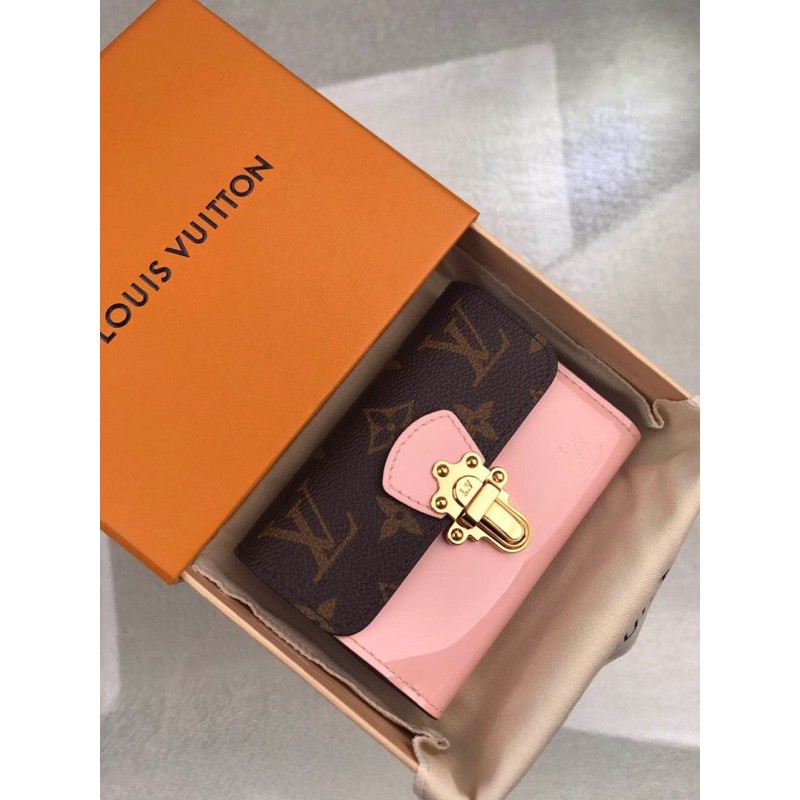 Ví ngắn dáng gập/ ví mini cho nữ Louis Vuitton LV da thật cao cấp hàng 1-1 vip