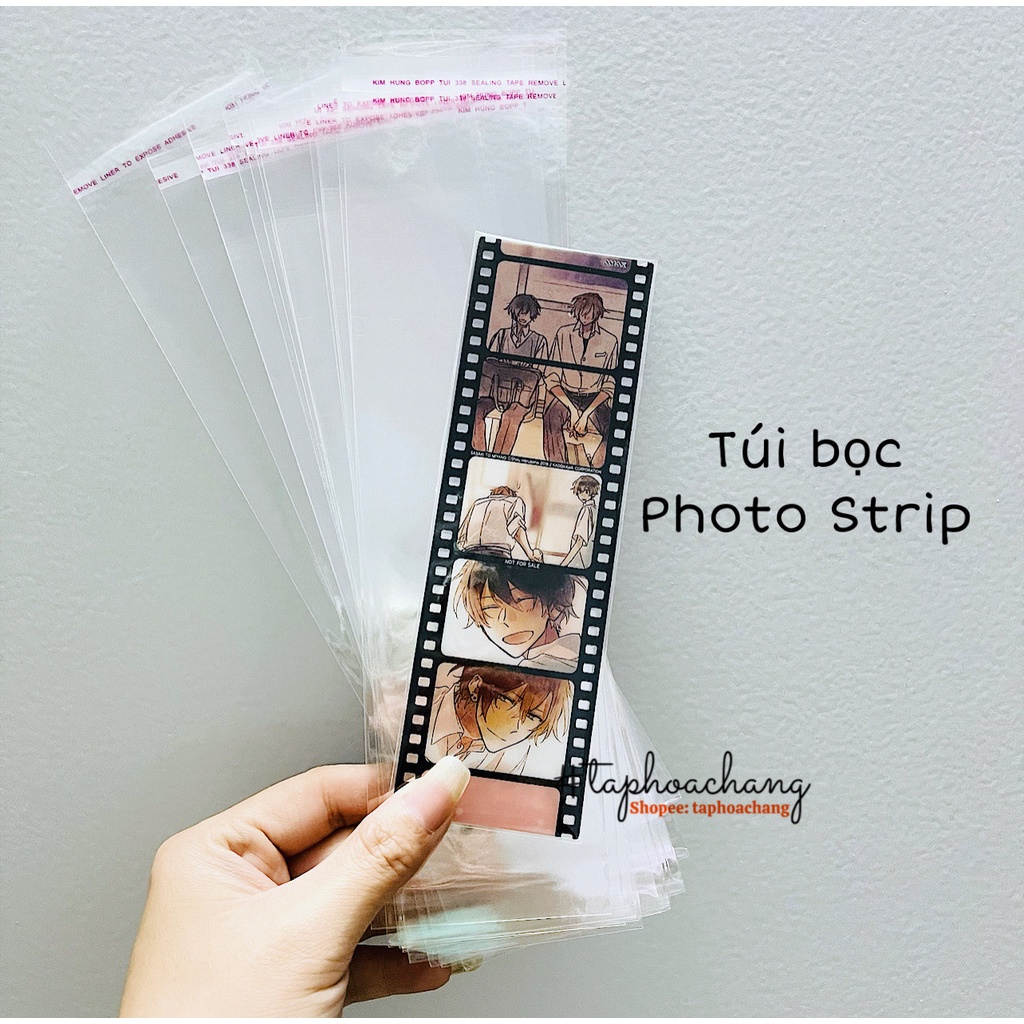 Túi Opp trong suốt bọc đựng Photo Strip có dán - Túi Photo Strip/ đựng Photo Strip - Sleeve Photo Strip
