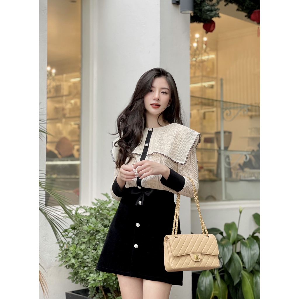 Set Đồ Ren 𝐋’𝐄́𝐓𝐑𝐀𝐍𝐆𝐄𝐑 Helly Chất Liệu Cao Cấp