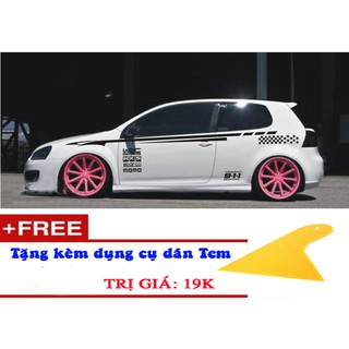 Bộ tem dán sườn xe d-127 -