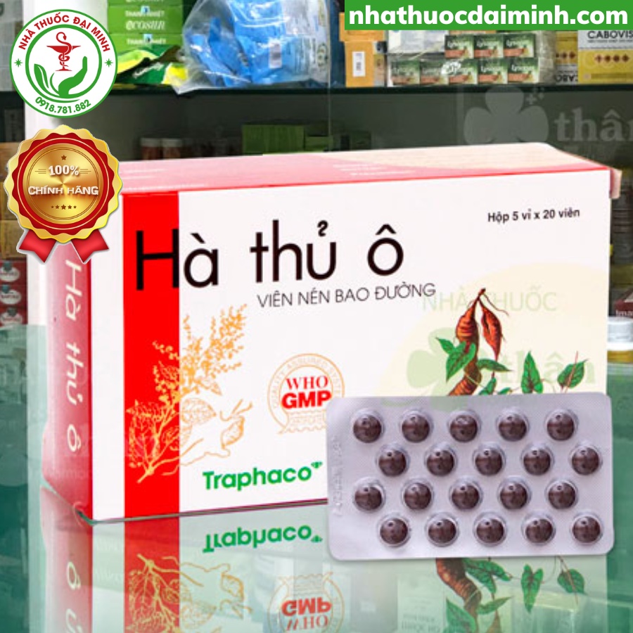 Hà Thủ Ô Traphaco Hộp 100 Viên