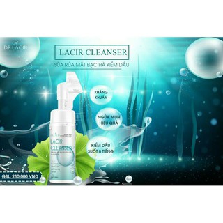 [da dầu] SỮA RỬA MẶT TRẮNG DA KIỀM DẦU _ LAMER_ DR.LACIR