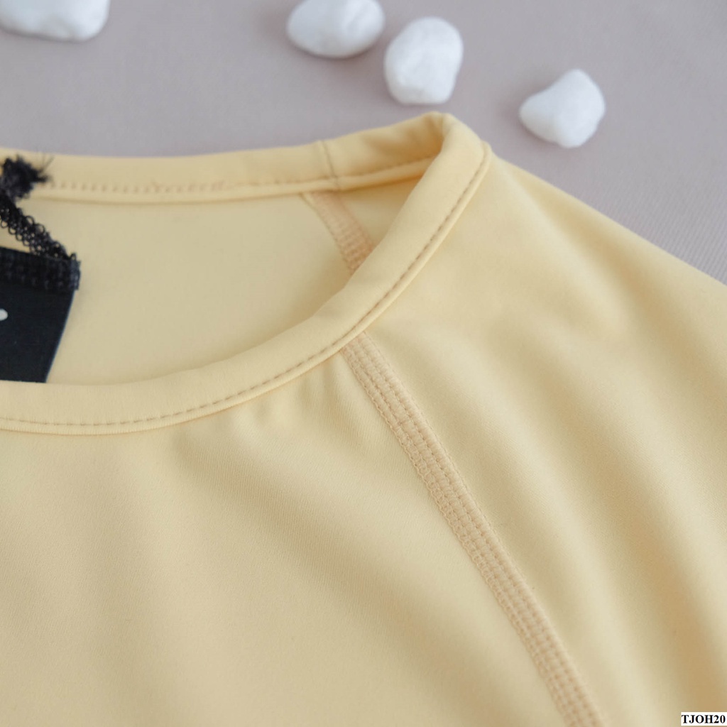 Áo bơi dài tay croptop chất vải chống nắng lên đến 98% - THEGATE