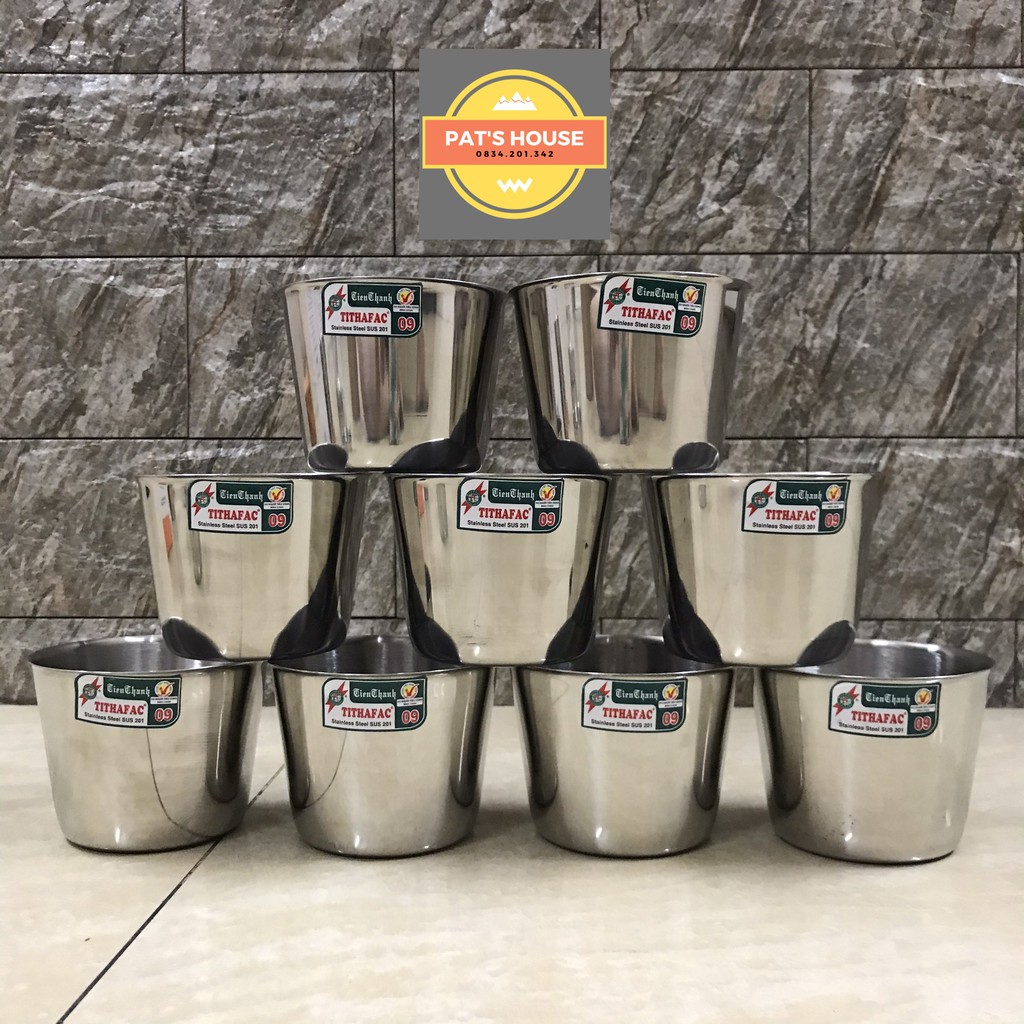 Bộ 5 ly làm đá Inox TITHAFAC cao cấp thiết kế bền đẹp❤️