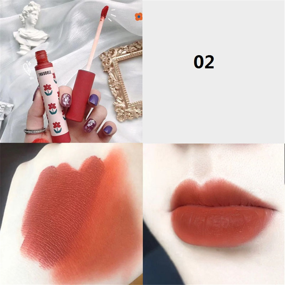 (hàng Mới Về) Son Kem Lì Mịn Mượt Như Nhung Không Phai Không Dính Cốc Hình Bông Hoa May Mắn | BigBuy360 - bigbuy360.vn