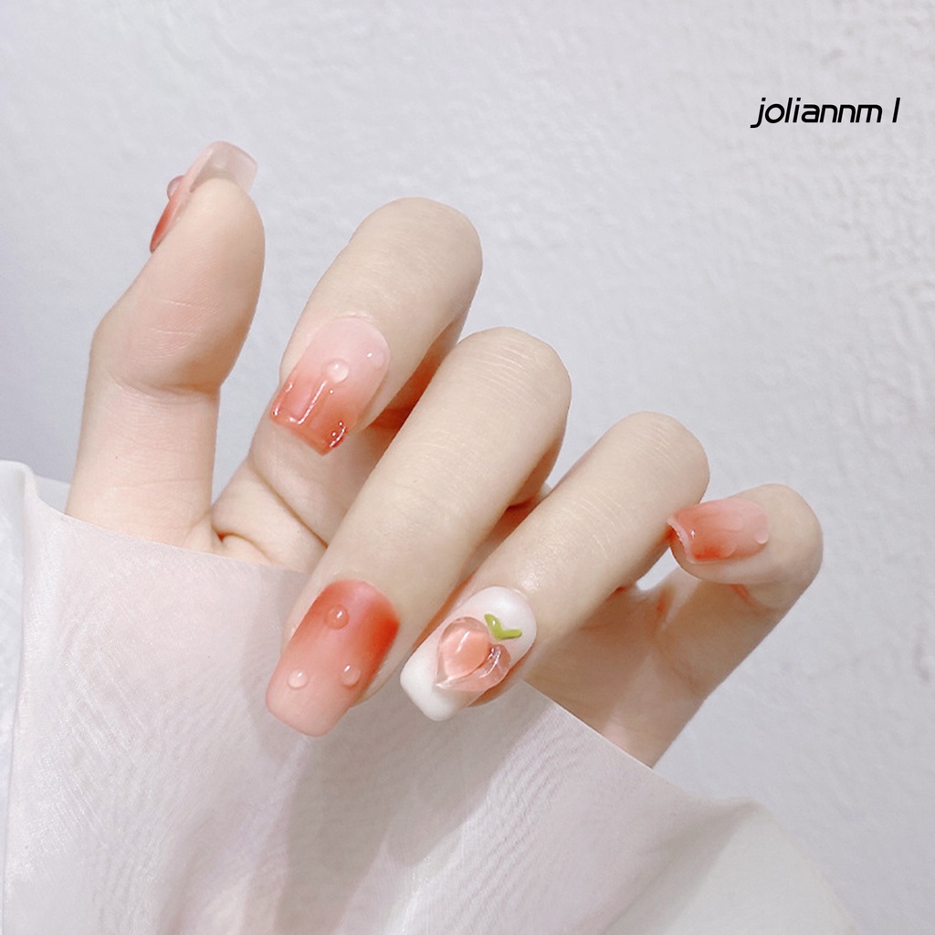 Bộ 25 Phụ Kiện Trang Trí Móng Tay Hình Trái Tim 3D Xinh Xắn