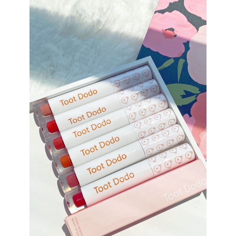 Son Kem Hiệu Ứng Gương Thiết Kế Hình Gấu Dễ Thương