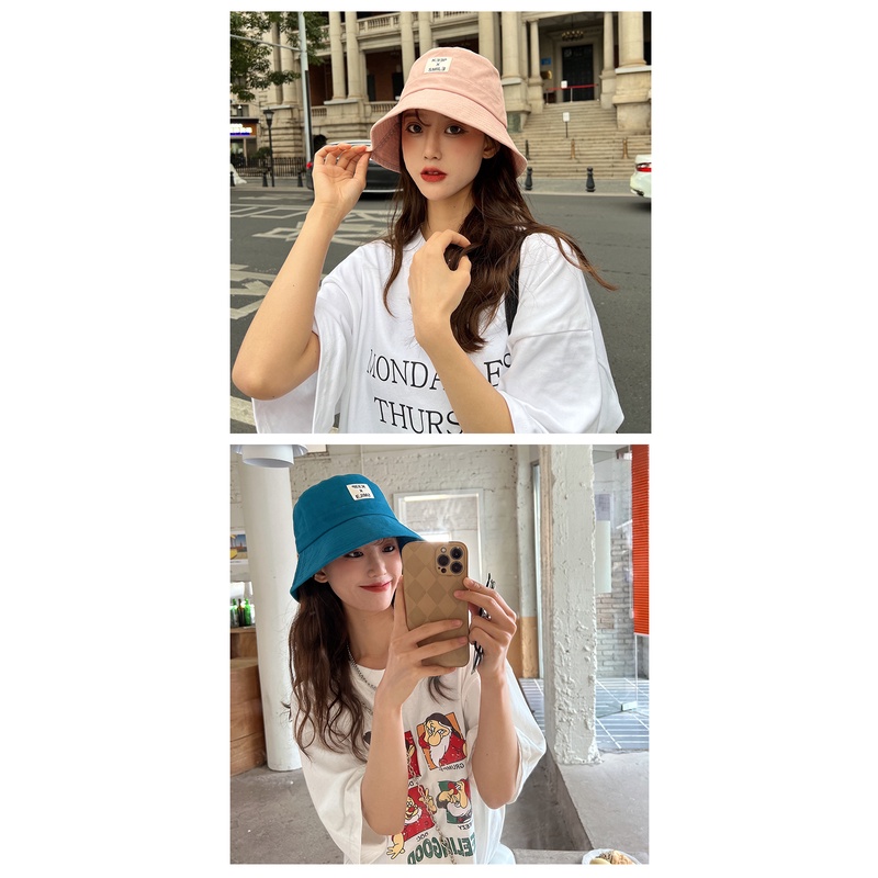 Nón Bucket Che Nắng Vành Rộng Che Nắng Màu Be Dễ Phối Đồ Thời Trang Xuân Hè Phong Cách Hàn Quốc Cho Nữ