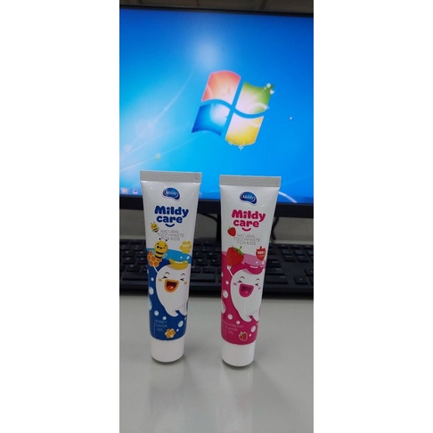 Kem đánh răng MILDY Care trẻ em 75g Thái Lan - Mua 5 tặng 1 bàn chải