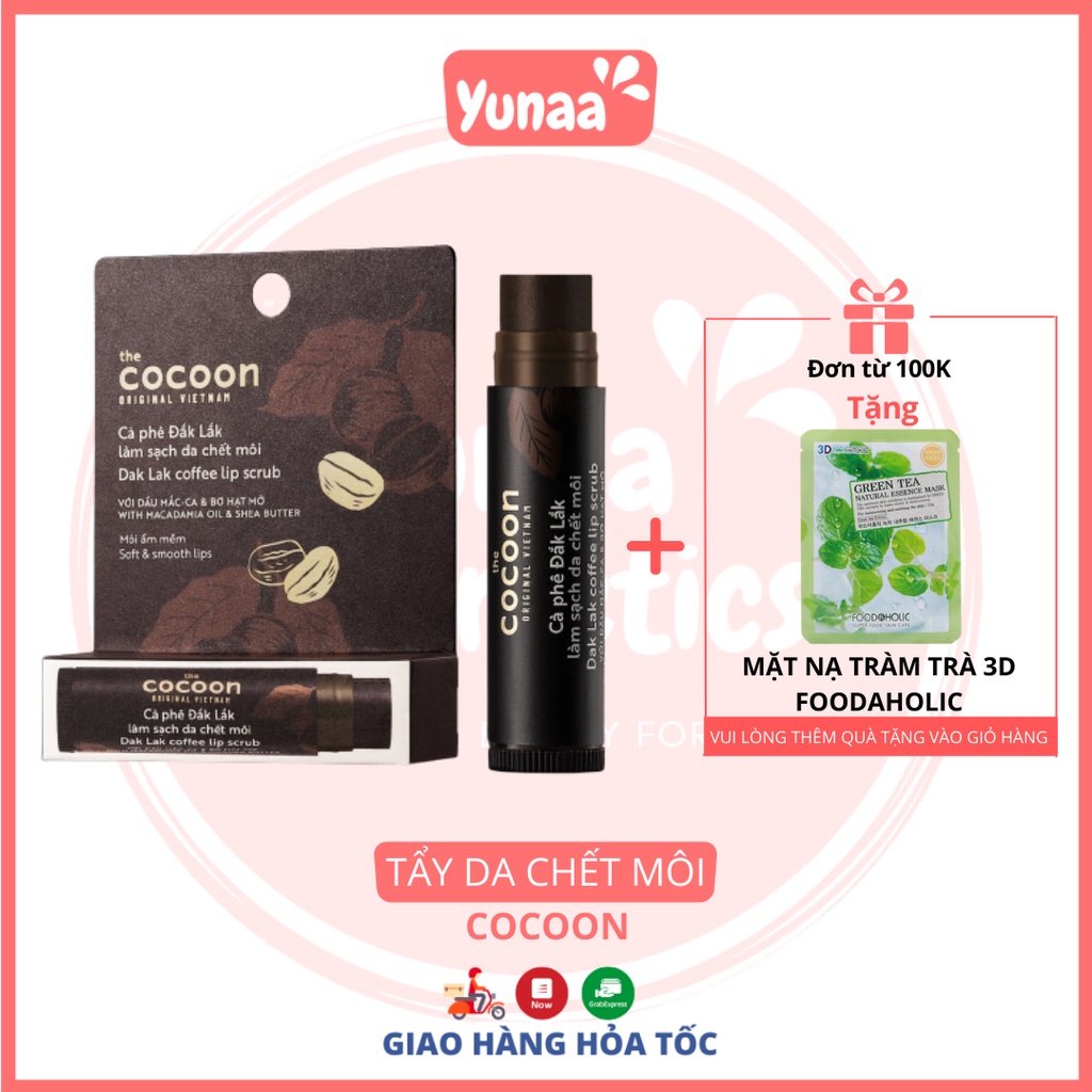 Tẩy da chết môi cà phê Đắk Lắk Cocoon