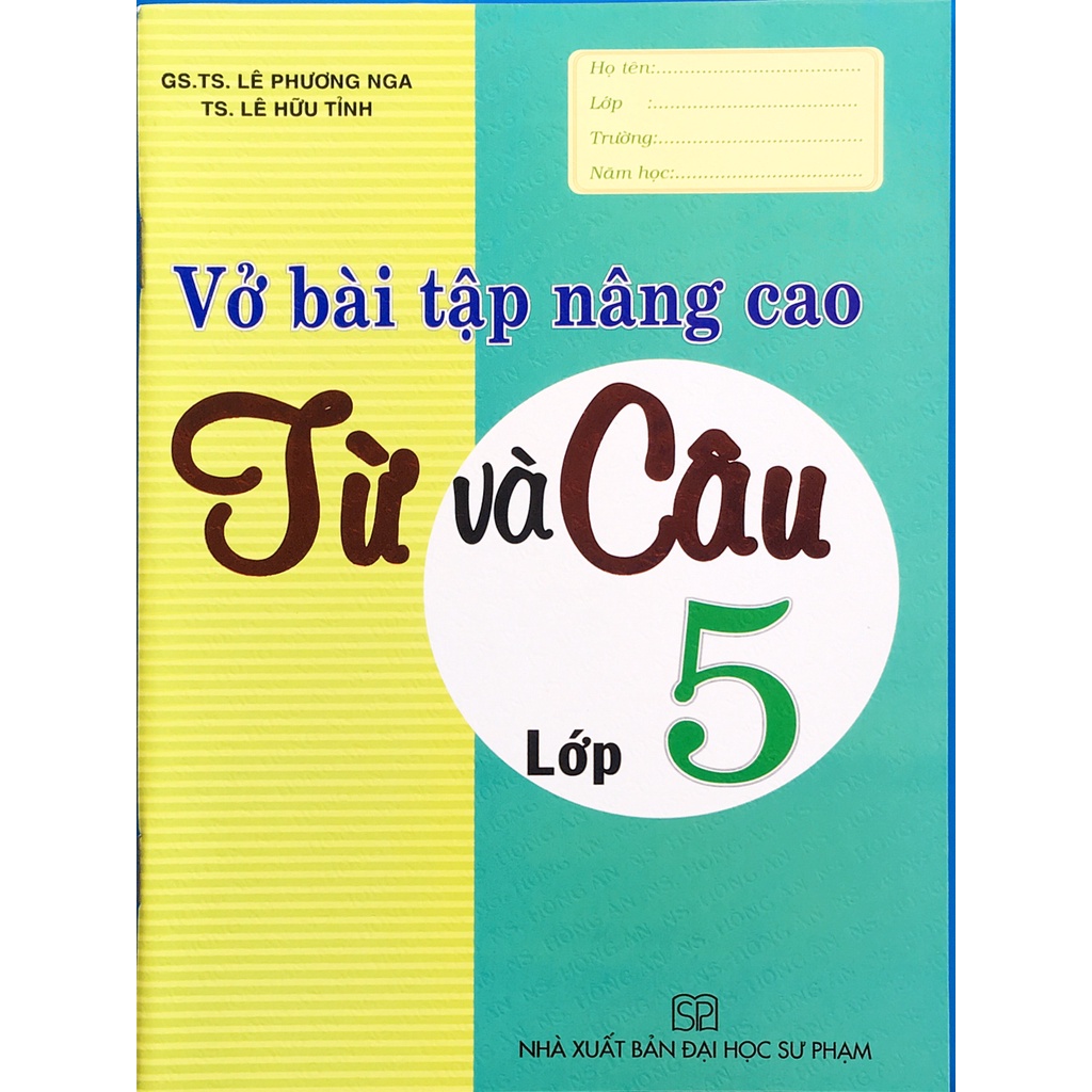 Sách - Vở bài tập nâng cao Từ và câu lớp 5