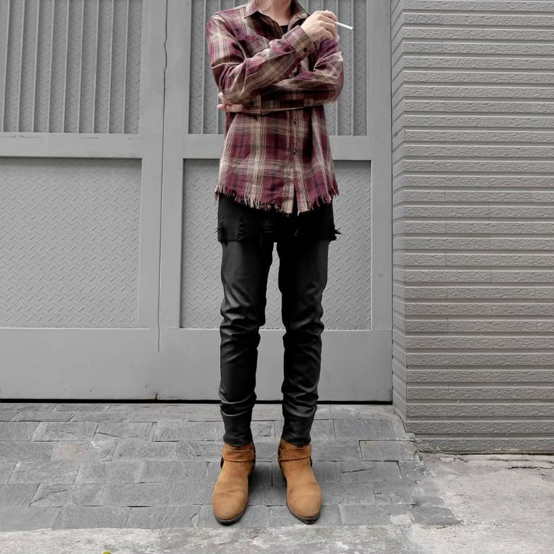 washed skinny pant quần da The Maze | BigBuy360 - bigbuy360.vn