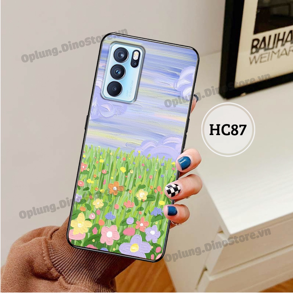 Ốp lưng Oppo Reno 6 / Reno 6Z / Reno 6 Pro in hình hoa vintage đơn giản cho mọi lứa tuổi dáng bo viền bảo vệ camera.