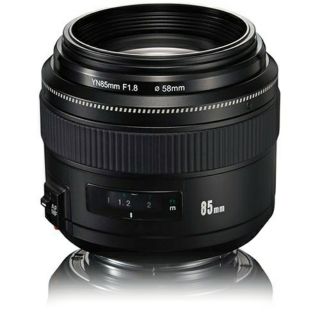 Ống kính Yongnuo 85mm f1.8 for canon kèm hood DC58mm