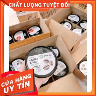 Tẩy da chết body cafe organic