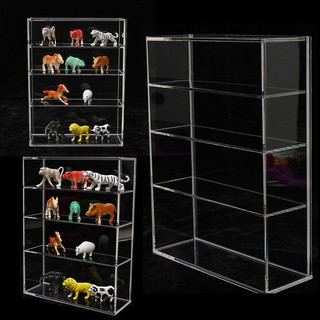 Kệ nhựa acrylic 4 ngăn dùng trưng bày trang sức và dầu thơm