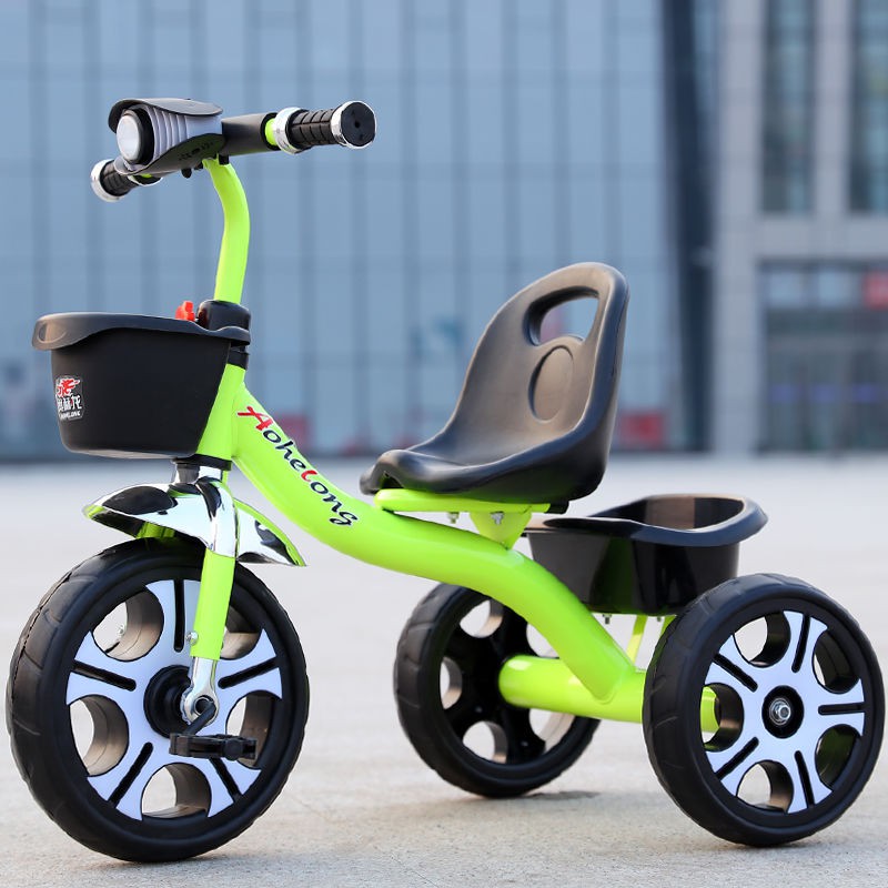 ✷♝❁Xe đẩy trẻ em ba bánh đạp 2-3-6 tuổi nam và nữ có nhạc