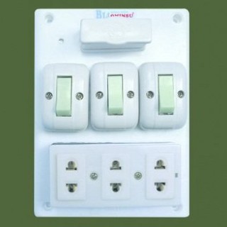 Công tắc đơn kiểu Thái Ominsu 6A - 250V