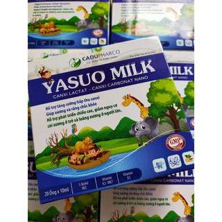 Canxi Yasua Milk_ giúp xương răng chắc khoẻ, giảm nguy cơ còi xương ở trẻ em.
