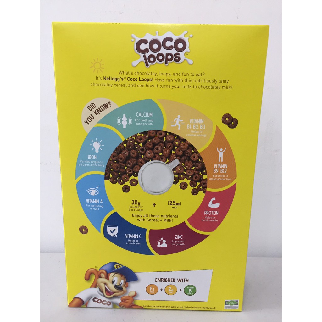 Ngũ cốc ăn sáng Kellogg's Coco Loops 330g | BigBuy360 - bigbuy360.vn