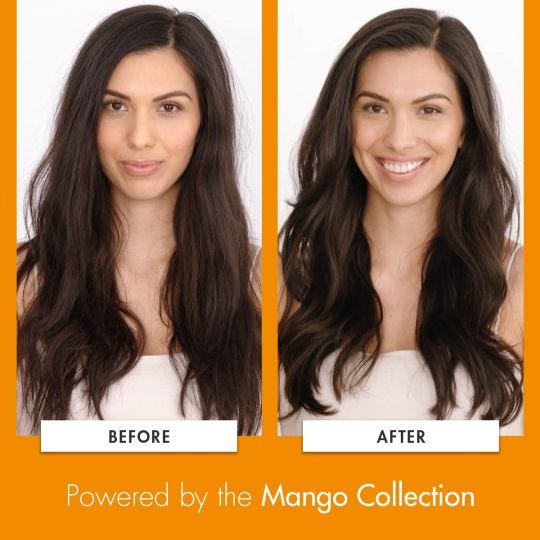 Klorane Nutrition Mango Butter Shampoo - Dầu Gội Chiết Xuất Xoài Dưỡng Ẩm Mượt Cho Tóc Khô Xơ 400ml