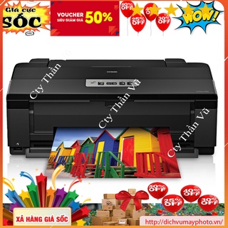 Máy in phun màu khổ A3 Epson L1800 mới và cũ đã qua sử dụng có lắp sẵn bộ tiếp mực ngoài bảo hành INECO