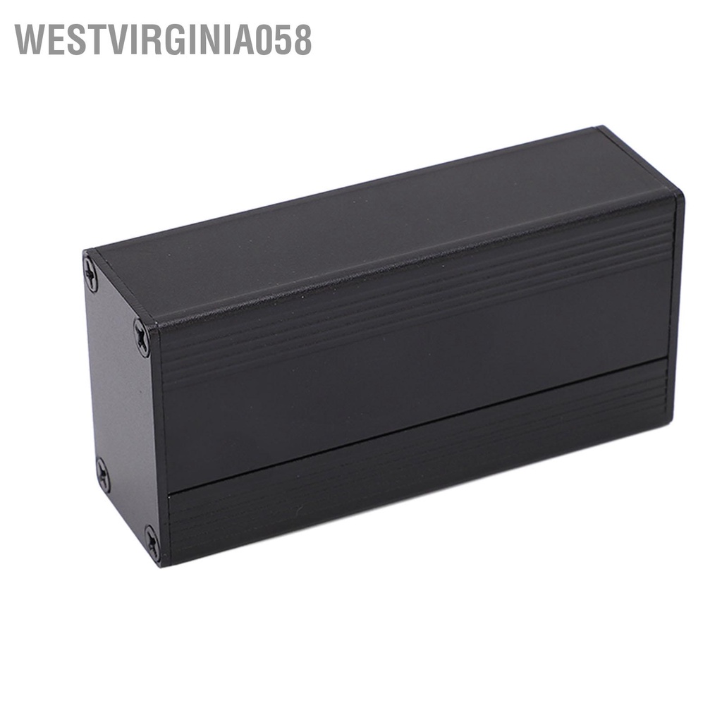 Có thể bán buôn Hộp dự án hợp kim nhôm Phun cát Bảng mạch đen 1 25‑1 5mm Vỏ Westvirginia058 Hàng giao ngay