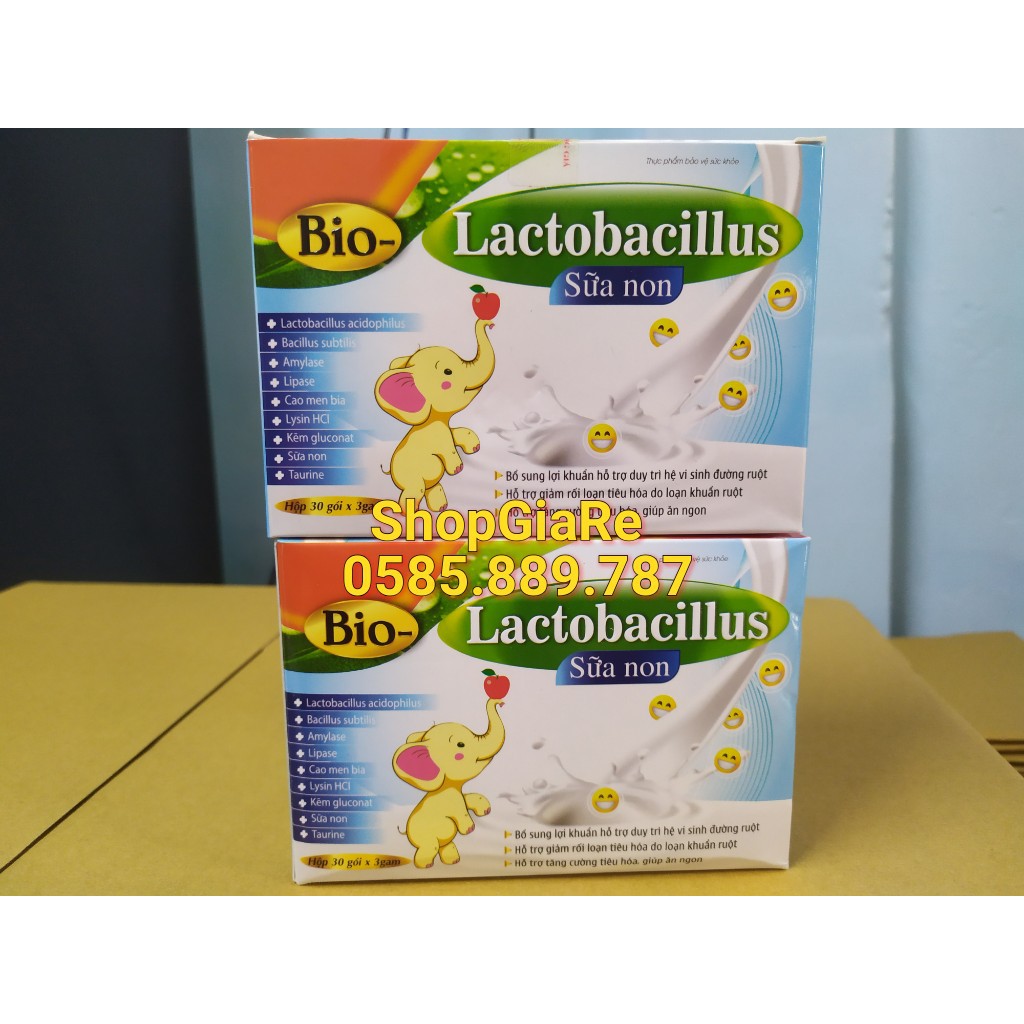 Bio- Lactobacillus Sữa non men cân hằng hệ vi sinh đường ruột, giảm rối loạn tiêu hóa, tăng cường sức đề kháng, ăn ngon