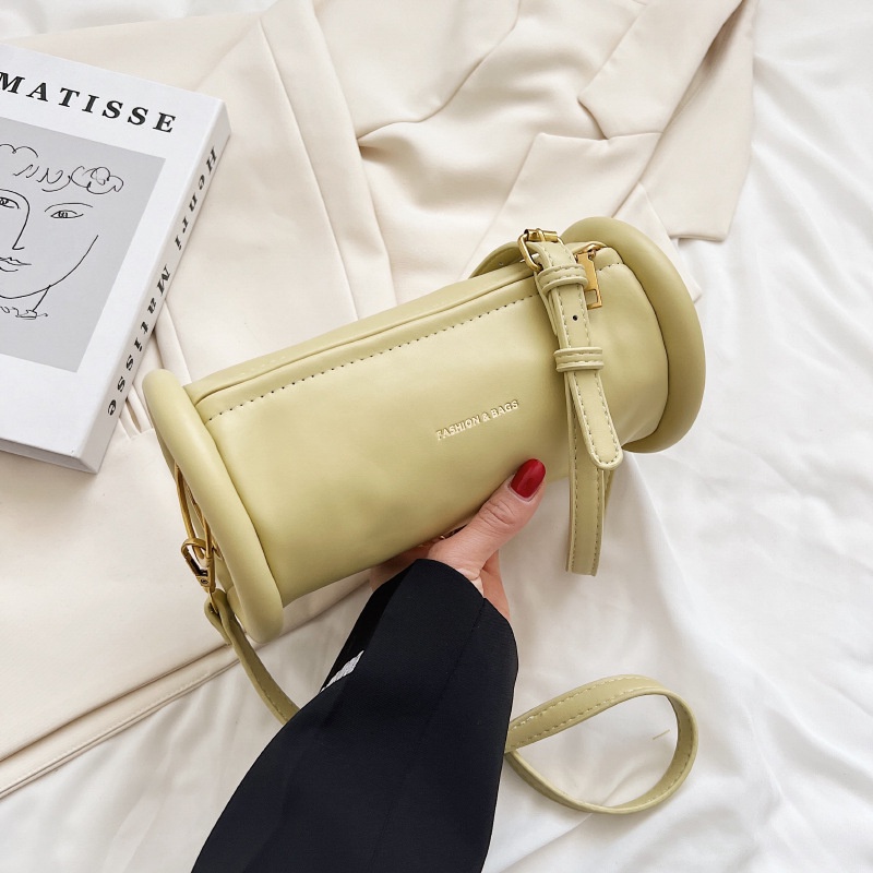 Túi đeo vai IELGY hình trụ dễ phối đồ thời trang cho nữ