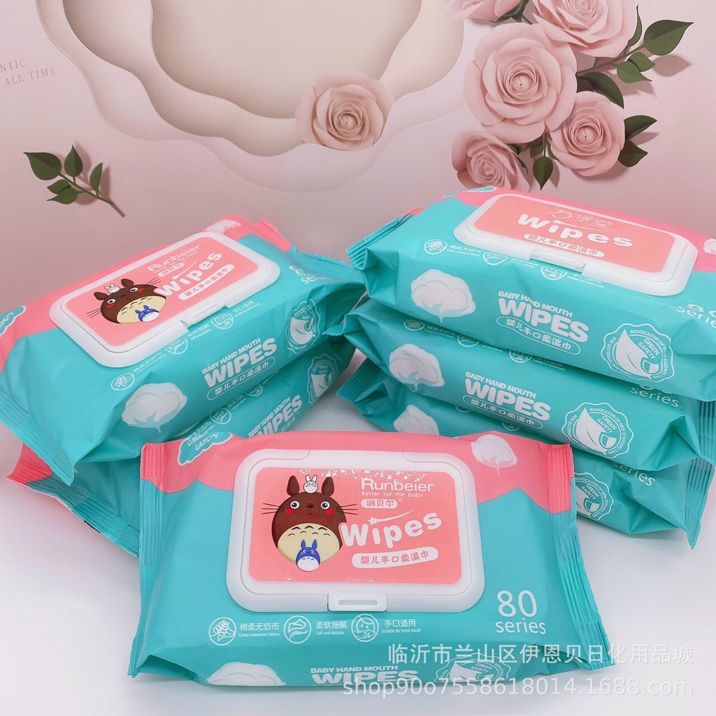 Khăn giấy ướt Baby wipes 80gr