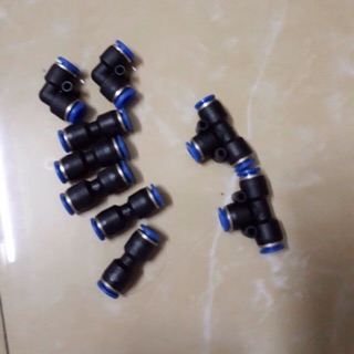 Đầu nối nhanh phi 6mm