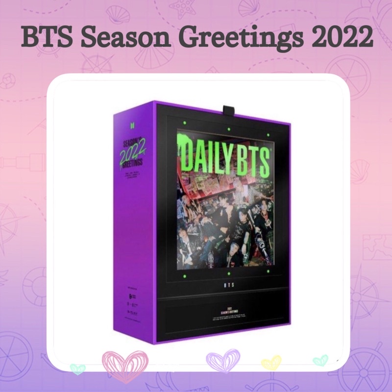 BTS Season Greeting 2022 - bộ trang trí thần tượng