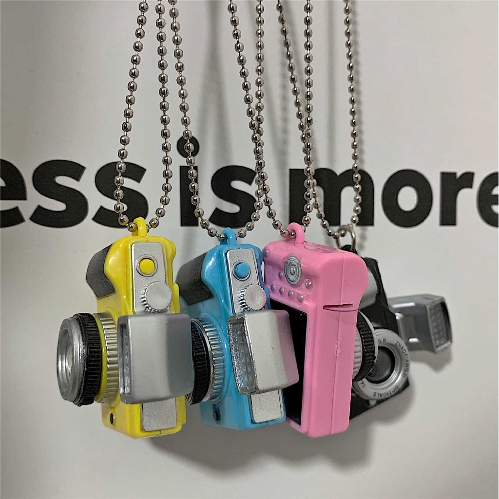 [Giao Hàng Miễn Phí] Dây Chuyền Mặt Hình Máy Ảnh Mini 22124 Phát Ra Âm Thanh Độc Đáo Cho Cặp Đôi