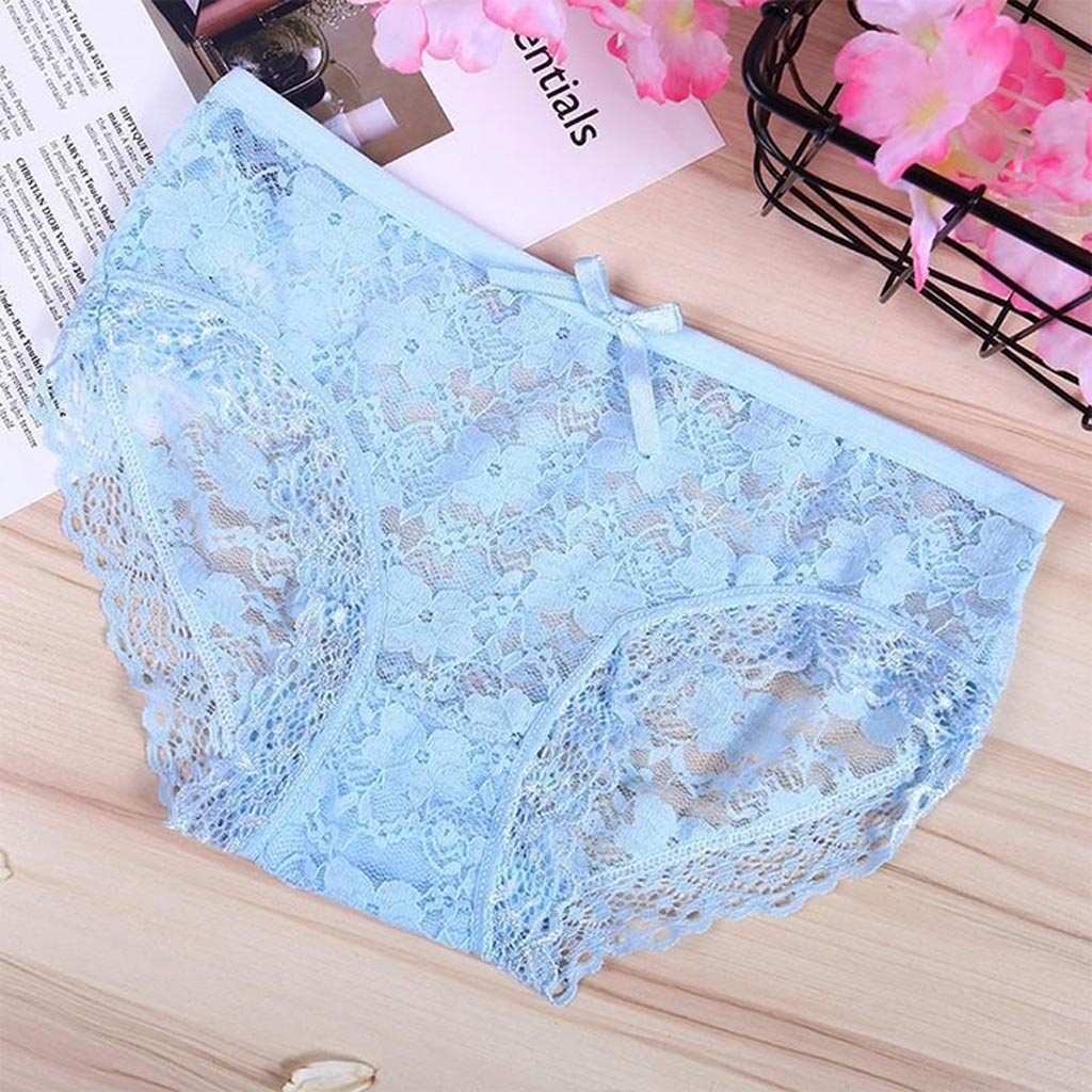 Combo 10 Quần Lót Ren Nữ Mỏng Mềm Mịn Thoáng Mát Quyến Rũ Sexy