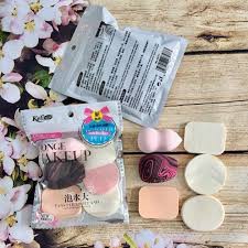 COMBO 6 MIẾNG BÔNG PHẤN TRANG ĐIỂM ĐỦ LOẠI