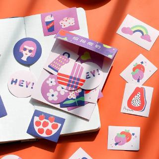 Bộ 60 giấy dán hình trang trí sổ tay/nhật ký DIY